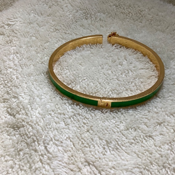 Kate Spade New York Silver Plated with Green Enamel Bracelet - Picture 3 of 5